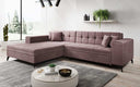 Designer corner sofa Frida with sleeping function