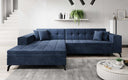 Designer corner sofa Frida with sleeping function