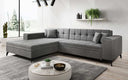 Designer corner sofa Frida with sleeping function