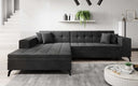 Designer corner sofa Frida with sleeping function
