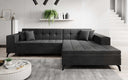 Designer corner sofa Frida with sleeping function