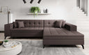 Designer corner sofa Frida with sleeping function
