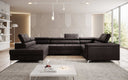 Canapé designer Torino avec fonction couchage et rabattable
