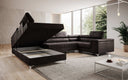 Canapé designer Torino avec fonction couchage et rabattable
