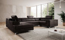 Canapé designer Torino avec fonction couchage et rabattable