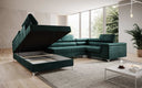 Canapé designer Torino avec fonction couchage et rabattable