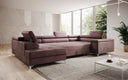 Canapé designer Torino avec fonction couchage et rabattable