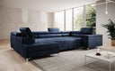 Canapé designer Torino avec fonction couchage et rabattable