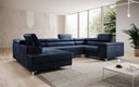 Canapé designer Torino avec fonction couchage et rabattable