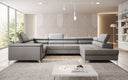 Canapé designer Torino avec fonction couchage et rabattable