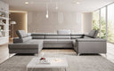 Canapé designer Torino avec fonction couchage et rabattable