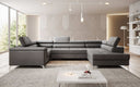 Canapé designer Torino avec fonction couchage et rabattable