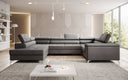 Canapé designer Torino avec fonction couchage et rabattable