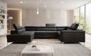 Canapé designer Torino avec fonction couchage et rabattable