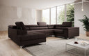 Canapé designer Torino avec fonction couchage et rabattable