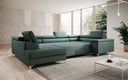 Canapé designer Torino avec fonction couchage et rabattable