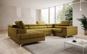 Canapé designer Torino avec fonction couchage et rabattable