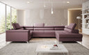 Canapé designer Torino avec fonction couchage et rabattable