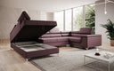 Canapé designer Torino avec fonction couchage et rabattable