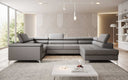 Canapé designer Torino avec fonction couchage et rabattable