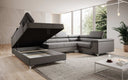 Canapé designer Torino avec fonction couchage et rabattable