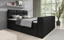 Boxspringbett Carre mit TV Lift, USB und Stauraum - Luxusbetten24