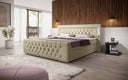 Boxspringbett Charme mit LED, USB und Stauraum (4 Schubladen) - Luxusbetten24