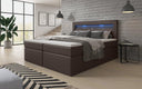 Boxspringbett Repos mit LED und USB - Luxusbetten24