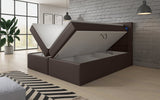 Boxspringbett Reposito mit LED, USB und Stauraum - Luxusbetten24