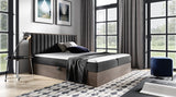 Designer Holzbett Jonah mit Stauraum - Luxusbetten24