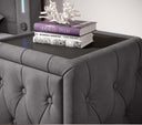 Designer Nachttisch Josy (Samt) - Luxusbetten24