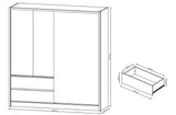 Designer Schrank Silas - Luxusbetten24