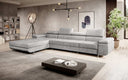 Designer Sofa Alonzo Maxi mit Schlaf- und Klappfunktion (Samt) - Luxusbetten24
