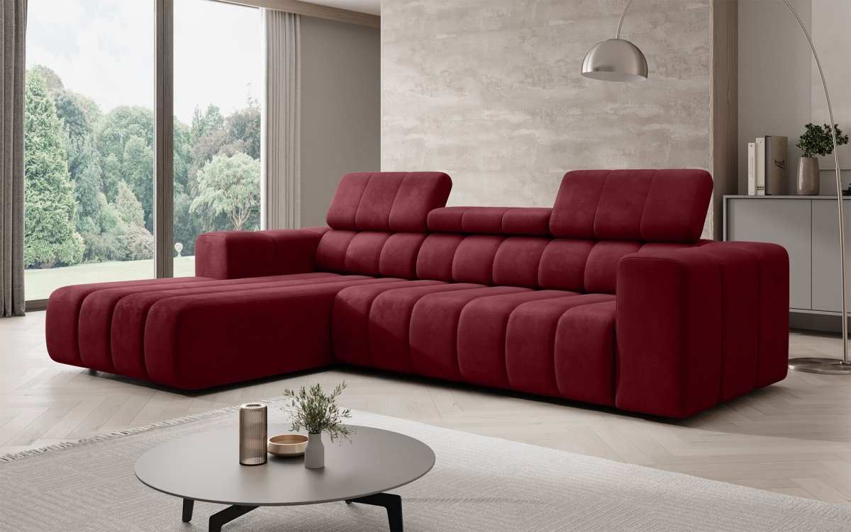 Designer Sofa Aurora Mini mit verstellbaren Kopfstützen - Luxusbetten24