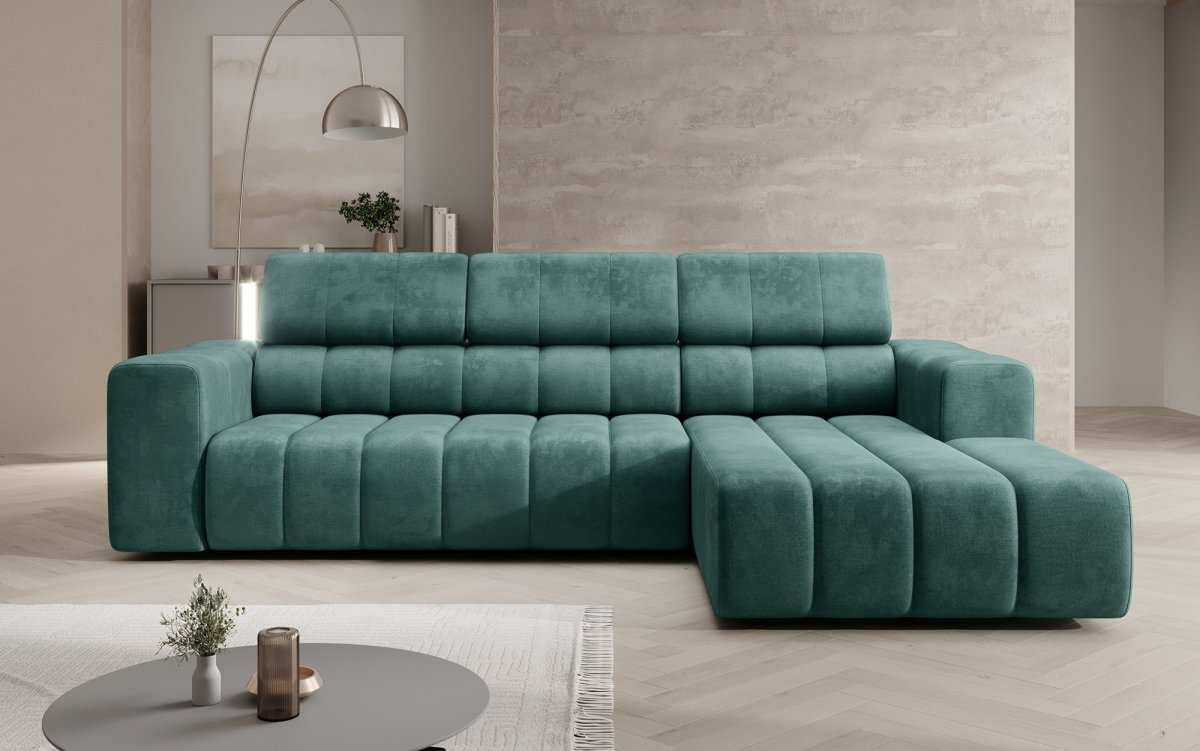 Designer Sofa Aurora Mini mit verstellbaren Kopfstützen - Luxusbetten24