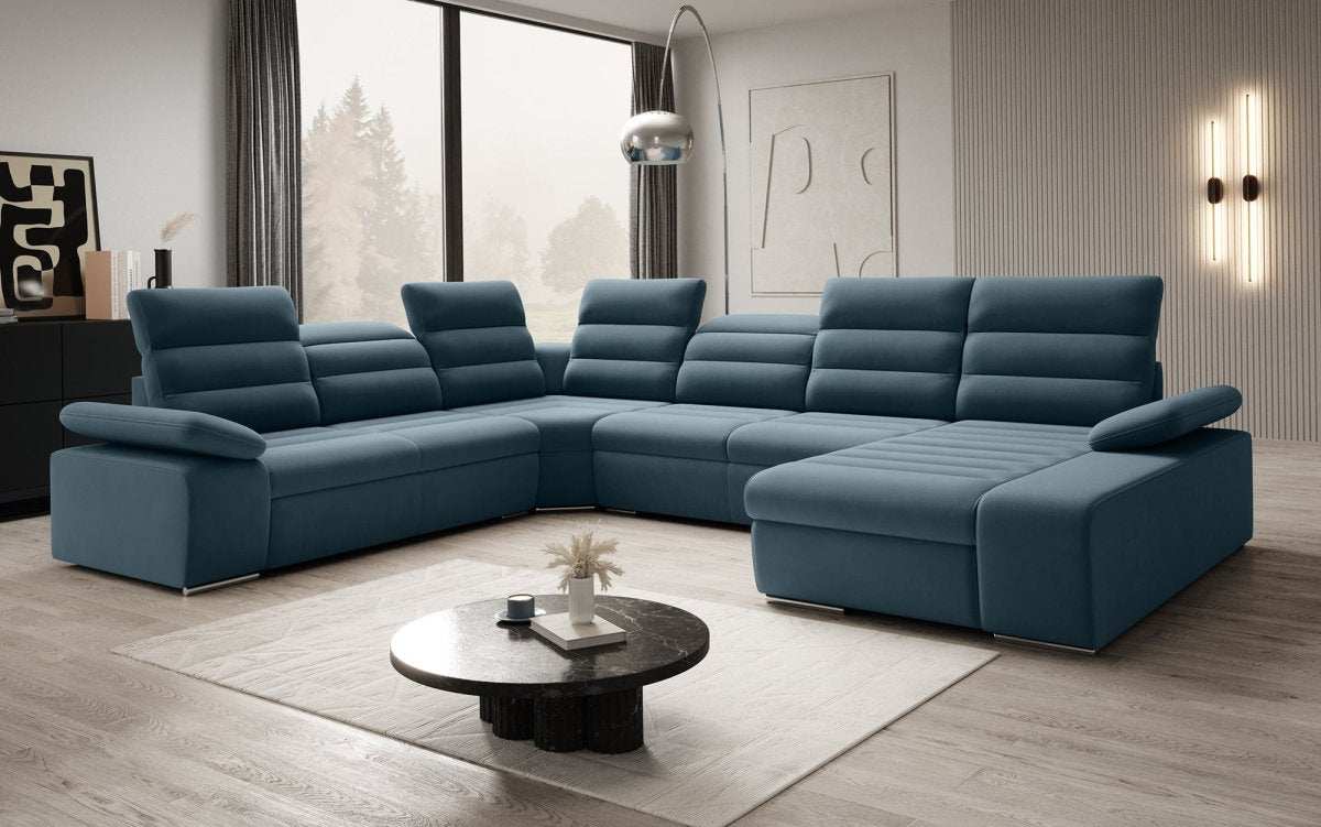 Designer Sofa Kreta mit Schlaf - und Klappfunktion - Luxusbetten24