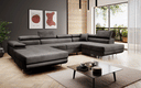 Designer Sofa Lago mit Schlaf - und Klappfunktion (Samt) - Luxusbetten24