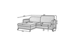 Designer Sofa Loria mit Schlaf- und Klappfunktion - Luxusbetten24