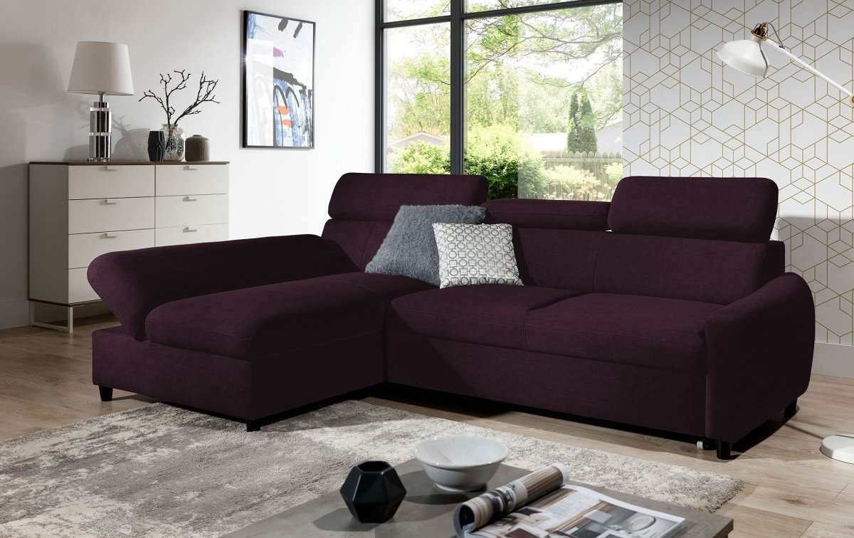 Designer Sofa Noura Mini mit Schlaf- und Klappfunktion - Luxusbetten24