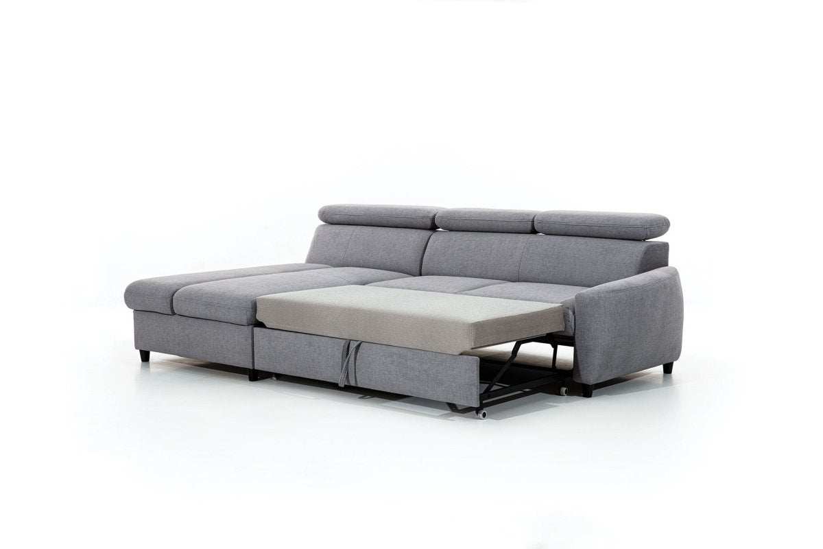 Designer Sofa Noura Mini mit Schlaf- und Klappfunktion - Luxusbetten24