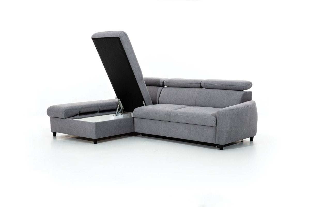 Designer Sofa Noura Mini mit Schlaf- und Klappfunktion - Luxusbetten24