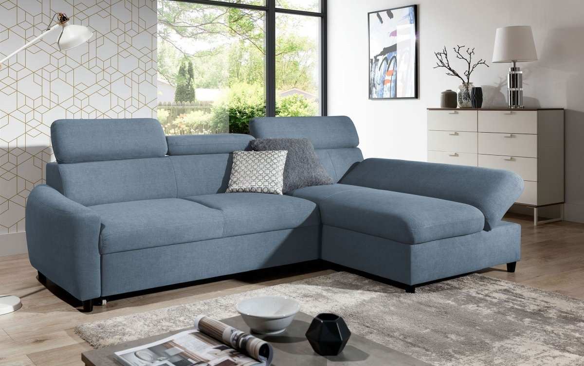 Designer Sofa Noura Mini mit Schlaf- und Klappfunktion - Luxusbetten24