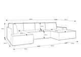 Designer Sofa Rondo mit Schlaffunktion - Luxusbetten24