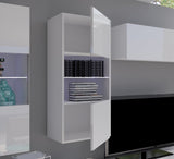 Designer Wohnwand Ricardo mit LED - Luxusbetten24