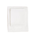 Premium Satin Bettwäsche Weiß - Luxusbetten24