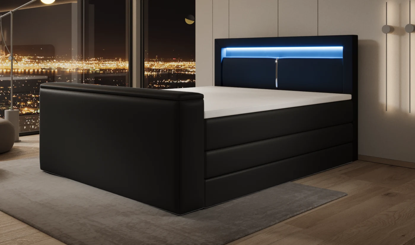 Konschtlieder Schwaarz mat TV-Lift – Luucht ausschalten